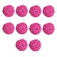 thumbnail image 2 of 10 unids mimbre bola de ratán mesa boda floreros rellenos colgante adorno rosa, 2 of 5