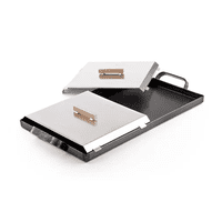 Genérico - Plancha Churrasquera Con Accesorios Color Plata