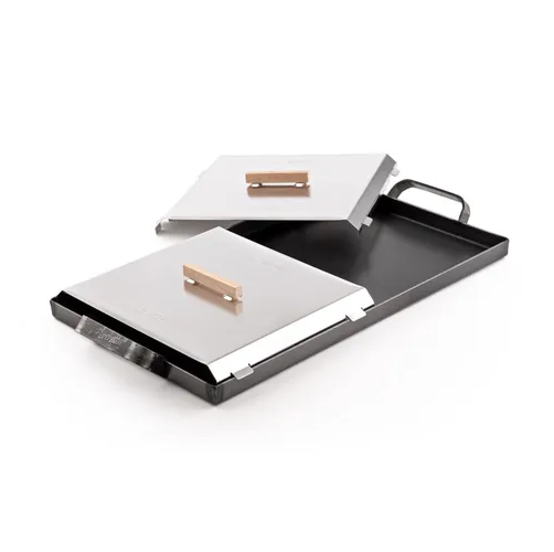 Genérico - Plancha Churrasquera Con Accesorios Color Plata