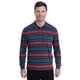 thumbnail image 1 of Polera Jersey Listada Cuello Camisero Azul, 1 of 4