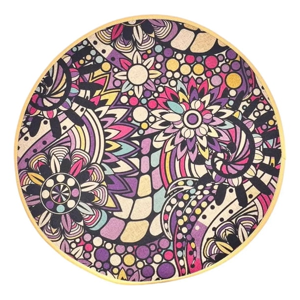 Set 4 Individuales Mesa Pack 4 Individuales Colorido Mandala violeta