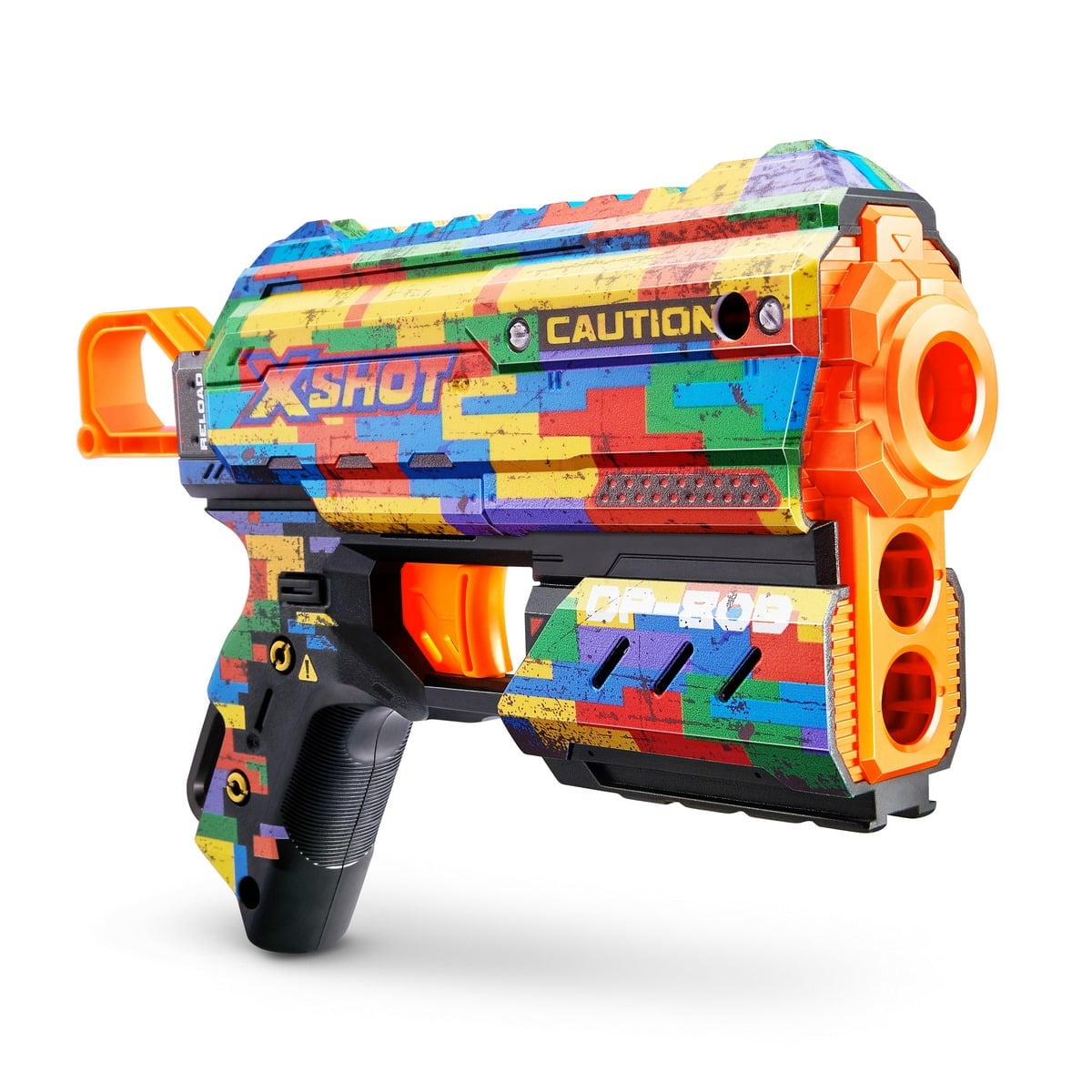 Lanza Dardos Flux Skins Con 8 Dardos X-shot - Striper