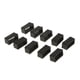 thumbnail image 2 of 10Pcs Reemplazo De Goma Keeper Loops Correa De Reloj Soporte De Extremo De Correa Negro, 2 of 4