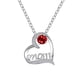 thumbnail image 4 of Collar De Mamá Para Mujer, Collar Con Colgante De Corazón De Son Charm, Joyería De Moda Estilo A, 4 of 5