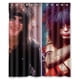 thumbnail image 1 of Cortina de ducha Nikki Sixx, juego de cortinas de baño con ganchos, tamaño 60 x 72 pulgadas, 1 of 3