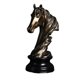 thumbnail image 5 of Estatua De Busto De Cabeza De Caballo, Artesanías De Resina, Buena Fortuna Para Estantería, Decoración Del Hogar, 5 of 5