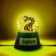 thumbnail image 2 of Bola de nieve plateada con diseño de búfalo, Harry Potter, Slytherin, 45 mm, iluminada, 2 of 2