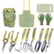 thumbnail image 1 of Set de herramientas de jardinería iHansee de 12 piezas de aluminio con delantal y guantes, 1 of 8