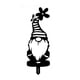 thumbnail image 1 of 1pc, Garden Gnomes, Sanyi Gnomes Garden Decorations For Yard, Large Garden Stakes Decorative, Hollow Out Silhouette Metal Garden Decor For Lawn, Metal Yard Art,1pc Festive Acrylic Christmas Ornament, 1 of 3