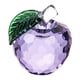 thumbnail image 5 of 4x5.5cm Colorido Crystal Apple Handcraft Christmas Eve Souvenir Purple, 5 of 5