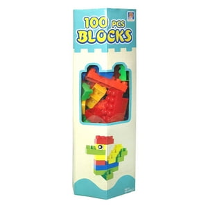 Nobel Toys - Set Bloques 100 Pcs En Caja 42X15 Cm