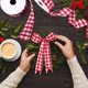thumbnail image 5 of Ribbon Boao Gingham Wired Edge Buffalo Plaid, 3,8/6,35 cm x 10 m, 5 of 7
