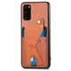 thumbnail image 2 of Funda Resistente para Samsung Galaxy S20 con Tarjetero y Soporte, Diseño Magnético Marrón, 2 of 5