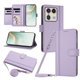 thumbnail image 1 of Funda Tipo Libro para Motorola Edge 50 Ultra 5G, Tapa con Imán, Morado Claro, 1 of 6