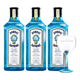 thumbnail image 1 of Pack 3x Gin Bombay Sapphire London Dry 750ml + Copa Oficial, 1 of 3