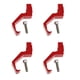 thumbnail image 2 of 4 piezas soporte para casco gancho sombrero soporte de pared expositor estante colgador rojo, 2 of 6
