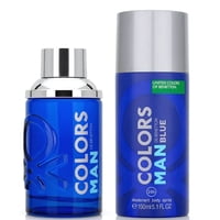 Benetton - Colors Man Blue Estuche Edt 100Ml+Desodorante 150Ml