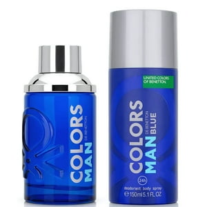 Benetton - Colors Man Blue Estuche Edt 100Ml+Desodorante 150Ml