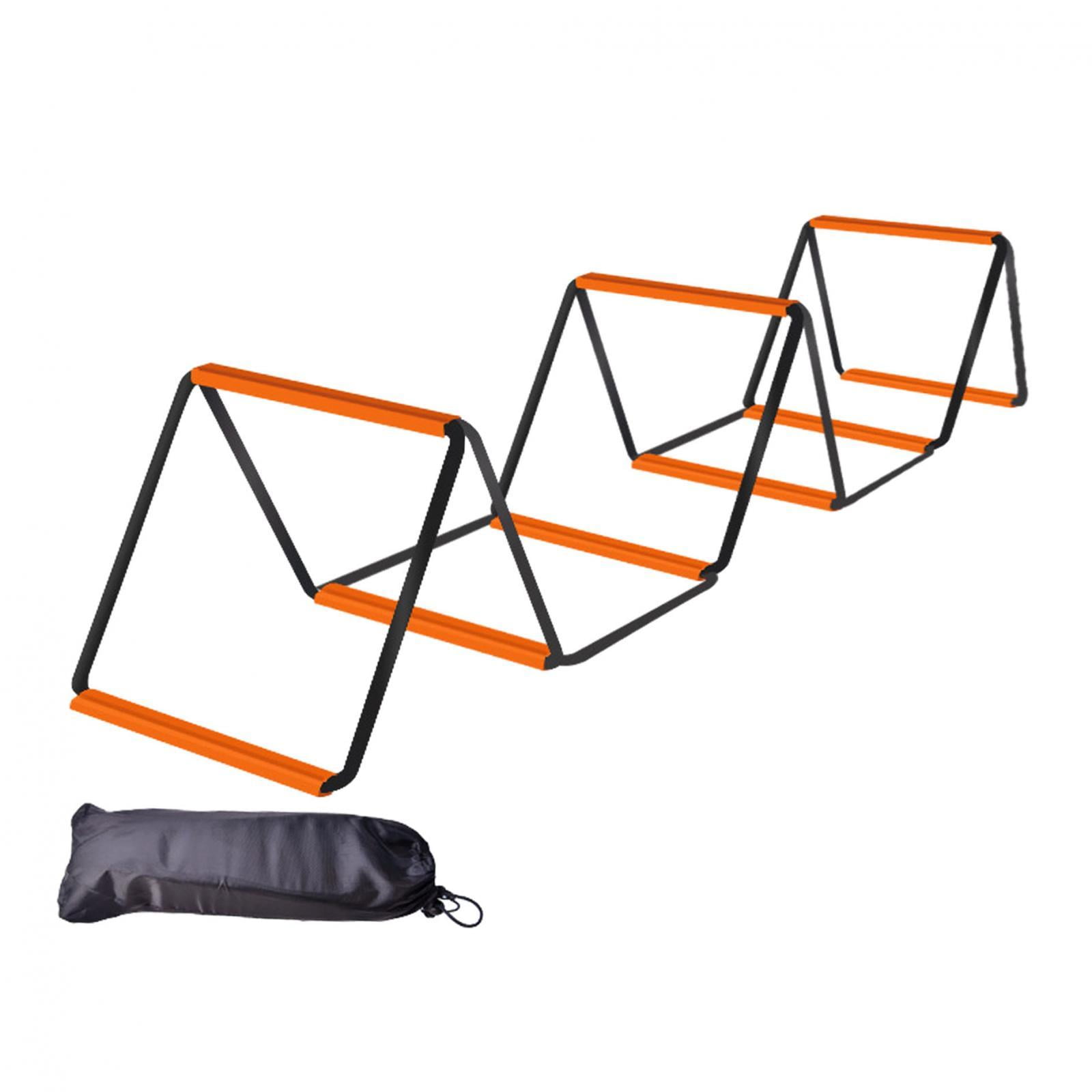 Magideal - Escala De Agilidad, Escalera De Velocidad De Fútbol, Balance De Juego De Pies De Fútbol, Equipo De Entrenamiento De Agilidad Para Ejercicio En El 8 Rejillas Con Bolsa