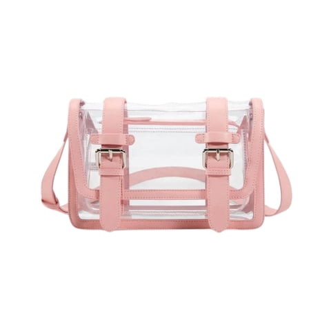 Ecosusi Bolso Mensajero Jane Para Tablet 10.2” - Rosado Transparente