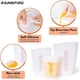 thumbnail image 3 of Juegos de tazas de medición de silicona de 6 piezas actualizados Esprime y vierta tazas de medición líquidas tazas de fusión de chocolate flexibles, 3 of 3