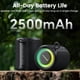 thumbnail image 3 of Altavoz Bluetooth Deeyaple inalámbrico IP67 a prueba de agua de 15 W, 3 of 6