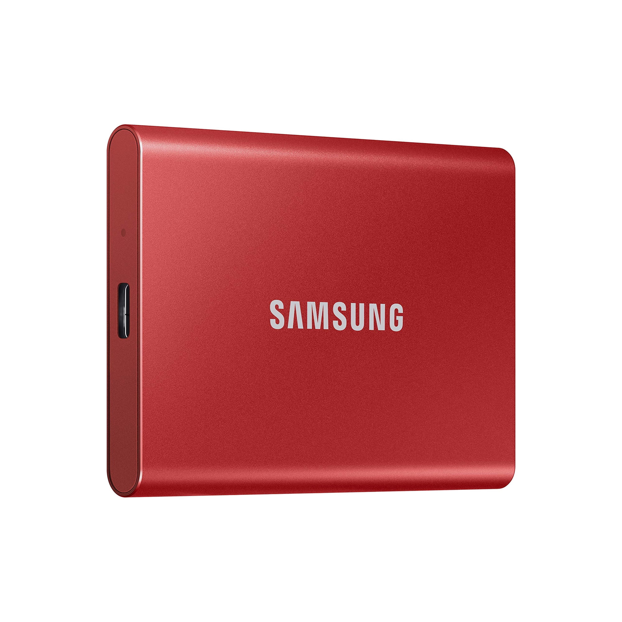 Ssd Portátil Samsung T7 500 Gb Usb 3.2 Gen2 1050 Mb/s Rojo