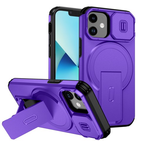 Funda Foxdock Para Iphone 12 Mini – Magnética Antigolpes Con Soporte Y Protección Doble