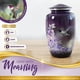 thumbnail image 3 of Set De 5 Urnas Con Forma De Colibrí Morado Para Cenizas Humanas, 3 of 7