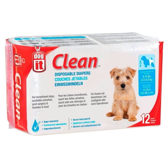 Pañales Desechables Perro Small 3.5 A 7 Kg, 10 Und