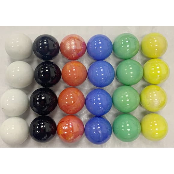 Marbles Made in USA Shop Chinese Checker Shooter, paquete de 24 unidades