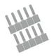 thumbnail image 3 of 10x Bridas Para Cables Reutilizables Organizador De Cables Para Centros De Datos Cables De Computadora Para El Hogar Gris, 3 of 3