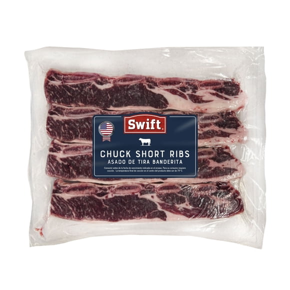 Chuck short ribs asado de tira banderita