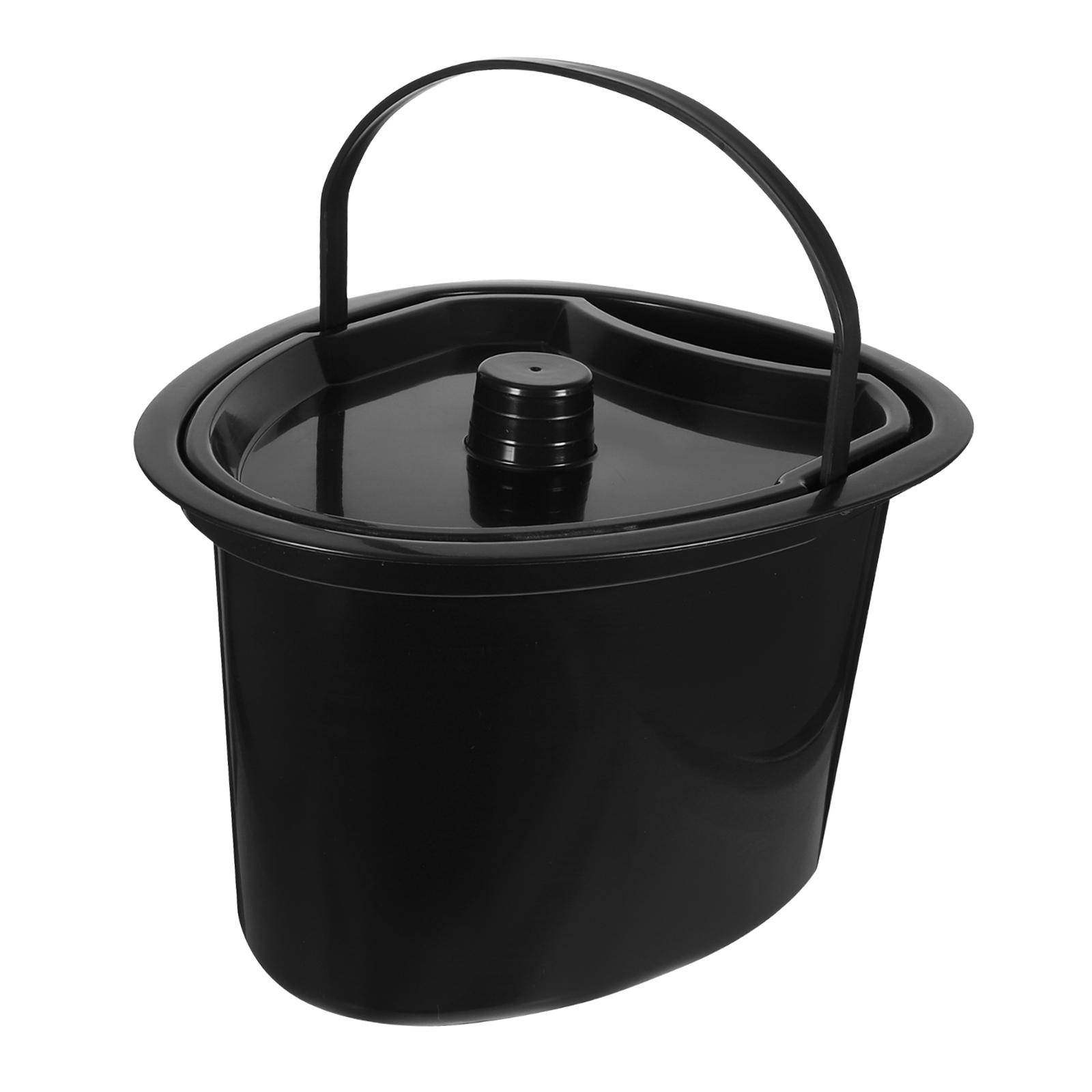 Ioensy - Inodoro Portátil Con Asa, Urinario, Bacinilla, Inodoro, Cubo, Orinal