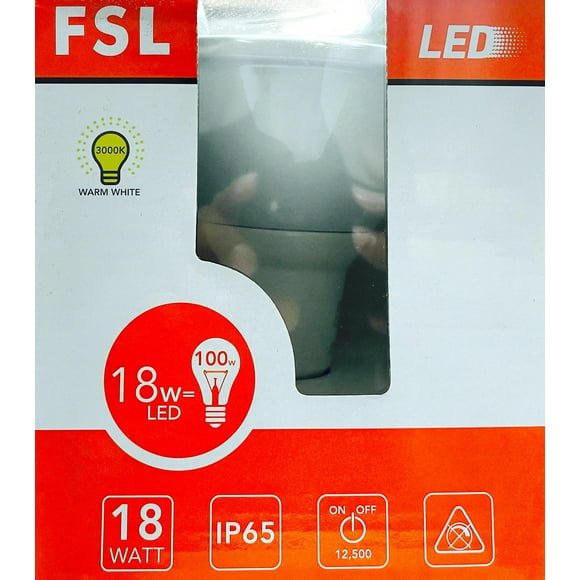 Ampolletas LED PAR 38 18W IP65 Luz Cálida – FSL