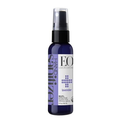 Spray Desinfectante Para Manos Eo Organic Lavender 60 Ml (Paquete De 2)
