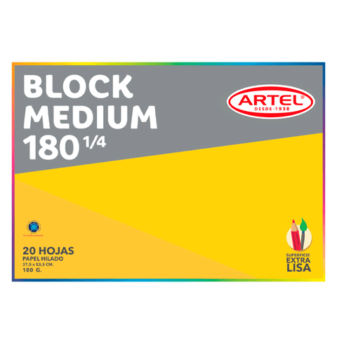 Artel - Block Medium 180 1 4 20 Hojas