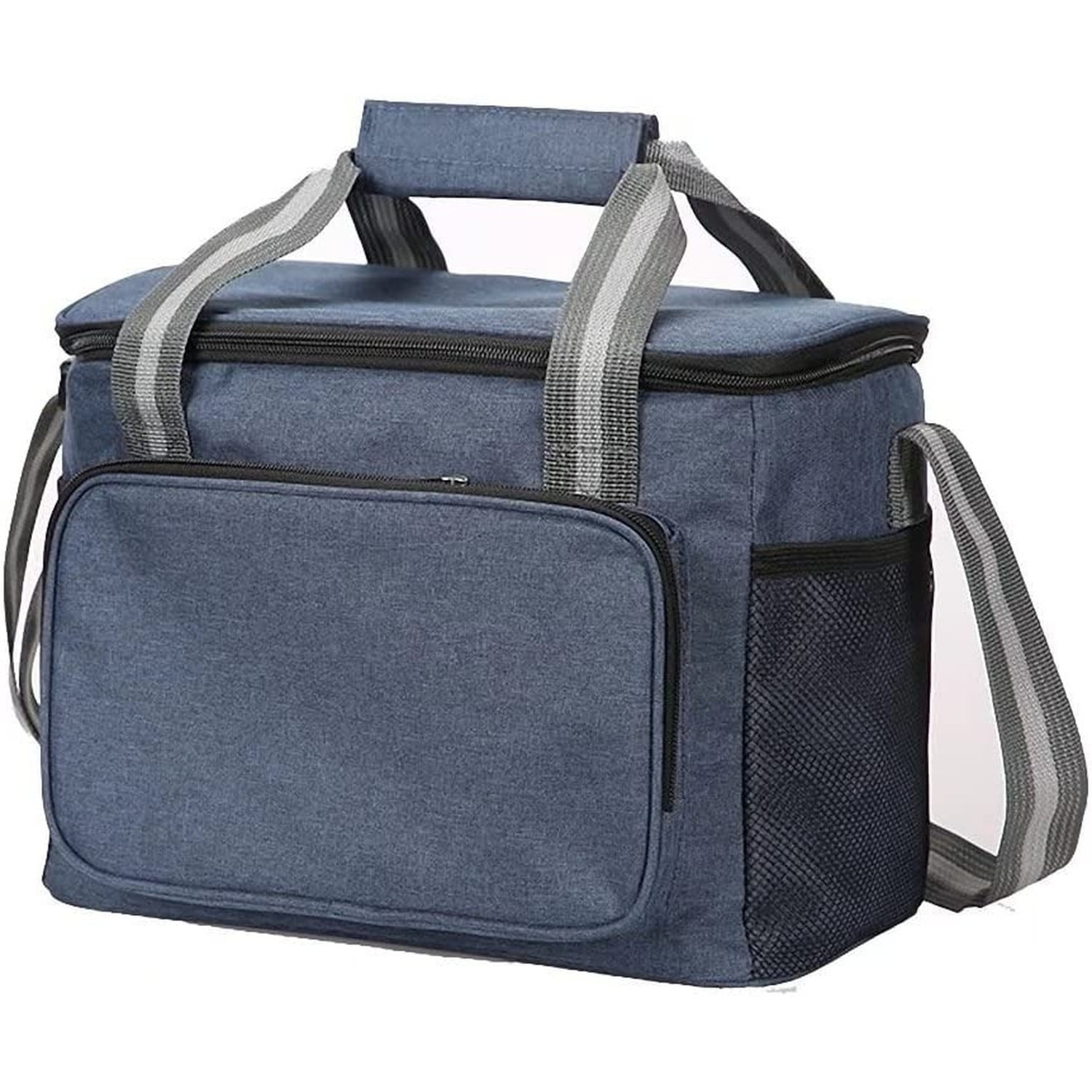 Genérico - Lonchera Térmica Azul Gran Capacidad Aislante Y Resistente