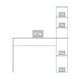 thumbnail image 5 of Escritorio Biblioteca 144x120x53 Cm Fm-050b Blanco, 5 of 8