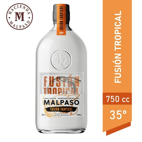 Pisco Malpaso Mango Maracuyá 35° Botella, 750