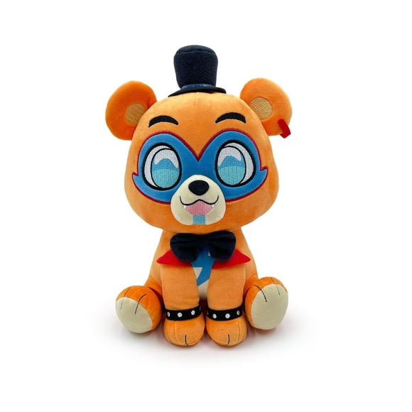 Peluche Youtooz FNAF Glam Rock Freddy Sitting, 23 cm, coleccionable