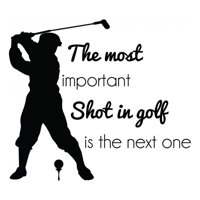 Rienda Libre Graphics - Decomural The Most Important Shot Golf Ws-43062