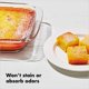 thumbnail image 5 of Plato para hornear OXO Good Grips de vidrio de 3 litros con tapa, 5 of 6