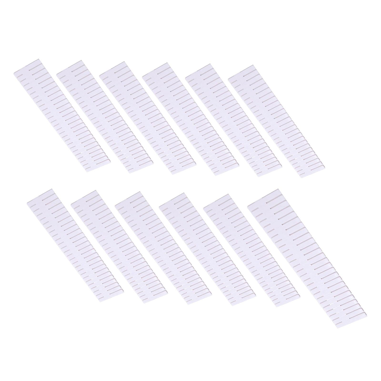 Magideal - Divisor De Cajones Para Oficina, Fácil De Usar, Antideslizante, Organizador De Calcetines Para El Hogar, Cajón De Cocina, Herramientas Para Armario De Blanco