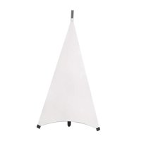 Magideal - Cubierta De Soporte De Universal, Cubiertas De De Dj Flexibles Estirable De Dos Cara/Triple Cara Para Banquetes , 2 Blanco 2 Lados