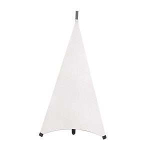 Magideal - Cubierta De Soporte De Universal, Cubiertas De De Dj Flexibles Estirable De Dos Cara/Triple Cara Para Banquetes , 2 Blanco 2 Lados