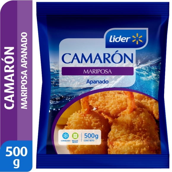Camarón mariposa apanado, 500 g
