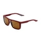 thumbnail image 1 of Gafas de sol 100% RENSHAW Soft Tact Crimson con lentes de bronce, 1 of 3