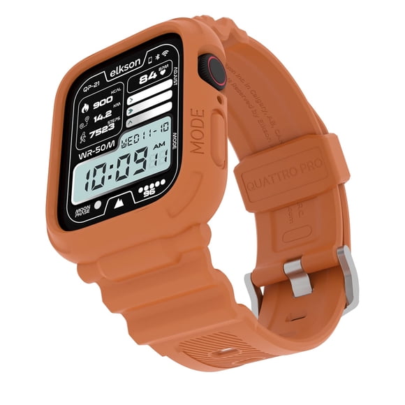 Funda protectora y correas de correa para Apple Watch de 45/44 mm