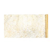 Bothyi - Camino De Mesa En Rollo, Mantel Rectangular Rústico Para Mesa De Comedor, Boda, Hogar, Dorado, 28Cm X 500Cm